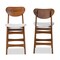 Baxton Studio Katya Mid-Century Modern Grey Fabric and Walnut Brown Finished Wood 2-Piece Counter Stool Set 183-11638-Zoro - alternate 4